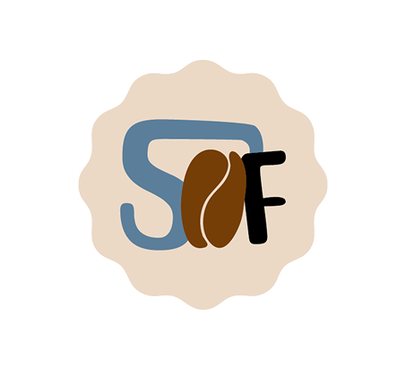 Seafoam brandmark — sandy scallop