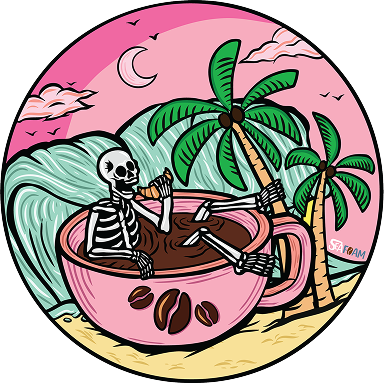 Beach vibes illustration